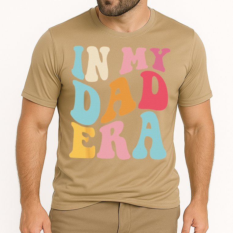 Groovy Retro In My Dad Era Fathers Day Daddy Father Life Performance Shirt