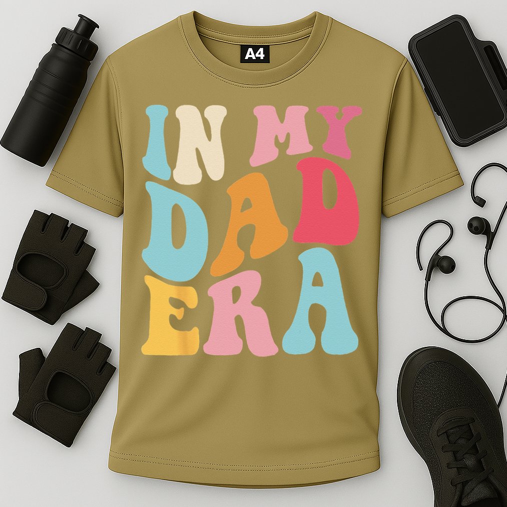 Groovy Retro In My Dad Era Fathers Day Daddy Father Life Performance Shirt