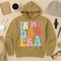 Groovy Retro In My Dad Era Fathers Day Daddy Father Life Hoodie