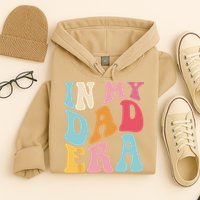 Groovy Retro In My Dad Era Fathers Day Daddy Father Life Hoodie
