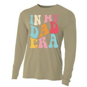 Groovy Retro In My Dad Era Fathers Day Daddy Father Life Cooling Performance Long Sleeve Crew