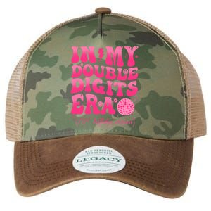 Groovy Retro In My Double Digits Era 10th Birthday Legacy Tie Dye Trucker Hat