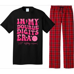 Groovy Retro In My Double Digits Era 10th Birthday Pajama Set