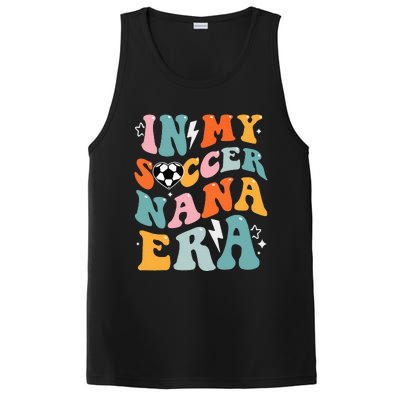 Groovy Retro In My Soccer Nana Era Funny Soccer PosiCharge Competitor Tank