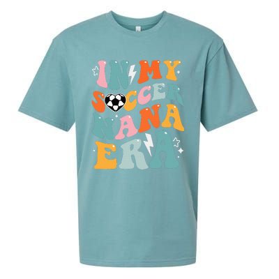 Groovy Retro In My Soccer Nana Era Funny Soccer Sueded Cloud Jersey T-Shirt