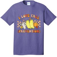 Groovy Retro I Love Fall Prevention Fall Physical Therapy T-Shirt