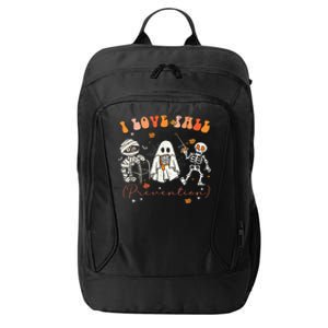 Groovy Retro I Love Fall Prevention Fall Physical Therapy City Backpack