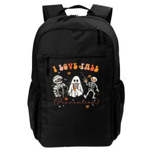 Groovy Retro I Love Fall Prevention Fall Physical Therapy Daily Commute Backpack