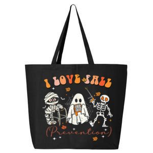 Groovy Retro I Love Fall Prevention Fall Physical Therapy 25L Jumbo Tote