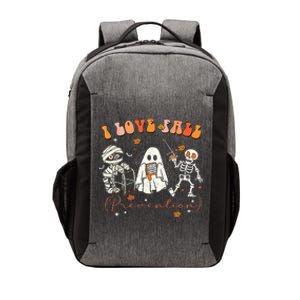 Groovy Retro I Love Fall Prevention Fall Physical Therapy Vector Backpack