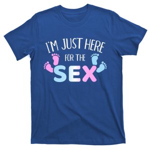 Gender Reveal I'm Here Just For The Sex Gift T-Shirt