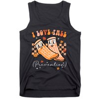 Groovy Retro I Love Fall Prevention Fall Physical Therapy Tank Top