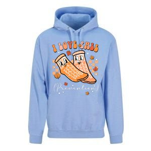 Groovy Retro I Love Fall Prevention Fall Physical Therapy Unisex Surf Hoodie