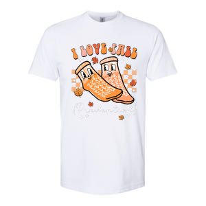 Groovy Retro I Love Fall Prevention Fall Physical Therapy Softstyle CVC T-Shirt