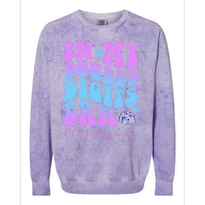 Groovy Retro In My Double Digits Era 10th Birthday Version Colorblast Crewneck Sweatshirt