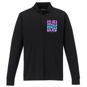 Groovy Retro In My Double Digits Era 10th Birthday Version Performance Long Sleeve Polo