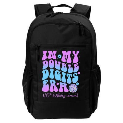 Groovy Retro In My Double Digits Era 10th Birthday Version Backpack