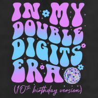 Groovy Retro In My Double Digits Era 10th Birthday Version 11oz C Handle Ceramic Mug