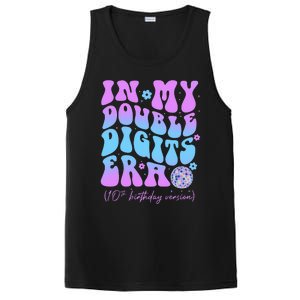 Groovy Retro In My Double Digits Era 10th Birthday Version PosiCharge Competitor Tank