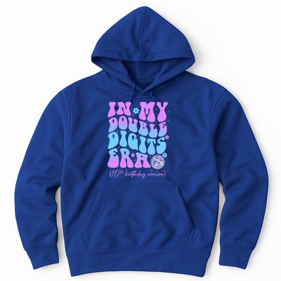 Groovy Retro In My Double Digits Era 10th Birthday Version Hoodie