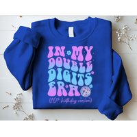 Groovy Retro In My Double Digits Era 10th Birthday Version Sweatshirt