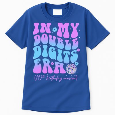 Groovy Retro In My Double Digits Era 10th Birthday Version Tall T-Shirt