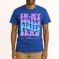Groovy Retro In My Double Digits Era 10th Birthday Version Tall T-Shirt