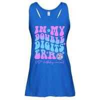 Groovy Retro In My Double Digits Era 10th Birthday Version Ladies Essential Flowy Tank