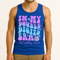 Groovy Retro In My Double Digits Era 10th Birthday Version Tank Top