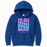 Groovy Retro In My Double Digits Era 10th Birthday Version Kids Hoodie