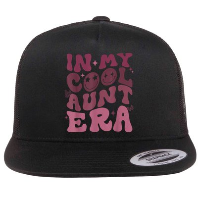 Groovy Retro In My Cool Aunt Era Cool Gifts For Auntie Flatbill Hat
