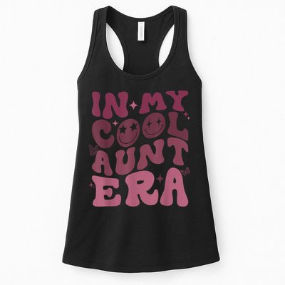 Groovy Retro In My Cool Aunt Era Cool Gifts For Auntie Womens Tank Top