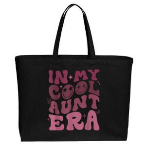 Groovy Retro In My Cool Aunt Era Cool Gifts For Auntie Cotton Canvas Jumbo Tote