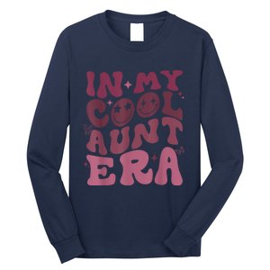 Groovy Retro In My Cool Aunt Era Cool Gifts For Auntie Long Sleeve Shirt