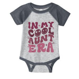 Groovy Retro In My Cool Aunt Era Cool Gifts For Auntie Infant Baby Jersey Bodysuit