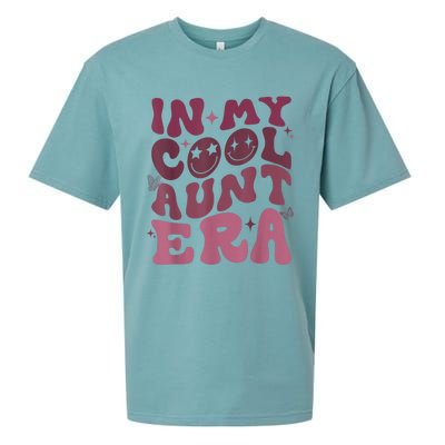 Groovy Retro In My Cool Aunt Era Cool Gifts For Auntie Sueded Cloud Jersey T-Shirt