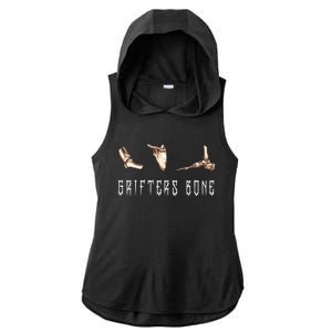 Grifters Bone Ladies PosiCharge Tri-Blend Wicking Draft Hoodie Tank