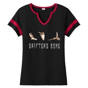 Grifters Bone Ladies Halftime Notch Neck Tee