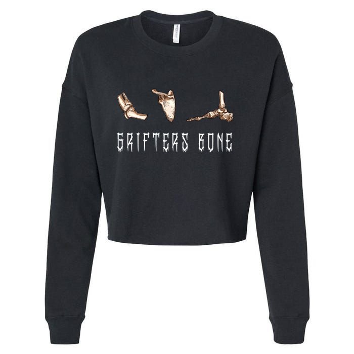 Grifters Bone Cropped Pullover Crew