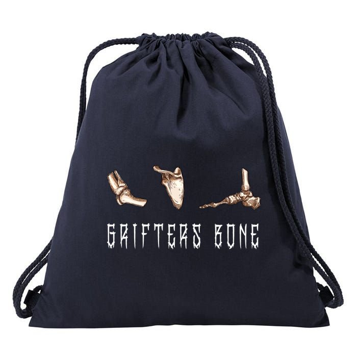 Grifters Bone Drawstring Bag