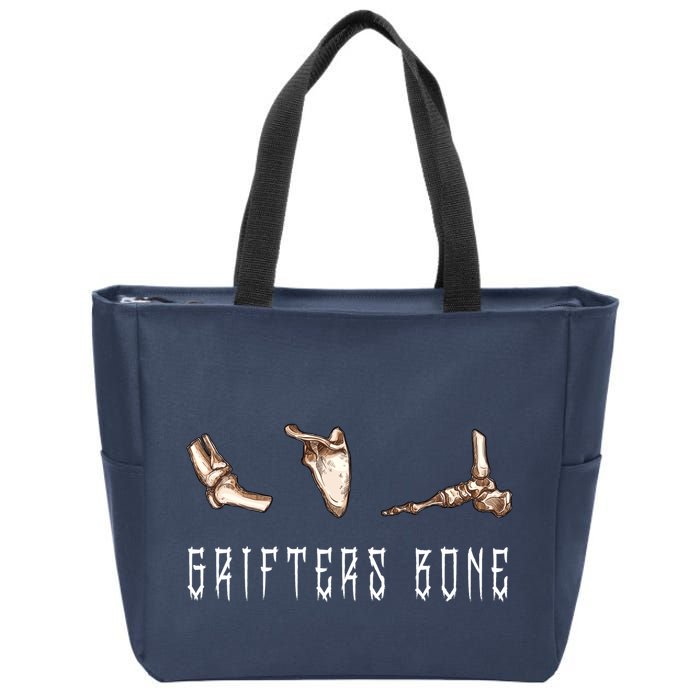 Grifters Bone Zip Tote Bag