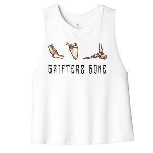 Grifters Bone Women's Racerback Cropped Tank