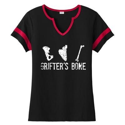 Grifter's Bone Band  Ladies Halftime Notch Neck Tee