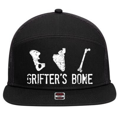 Grifter's Bone Band  7 Panel Mesh Trucker Snapback Hat