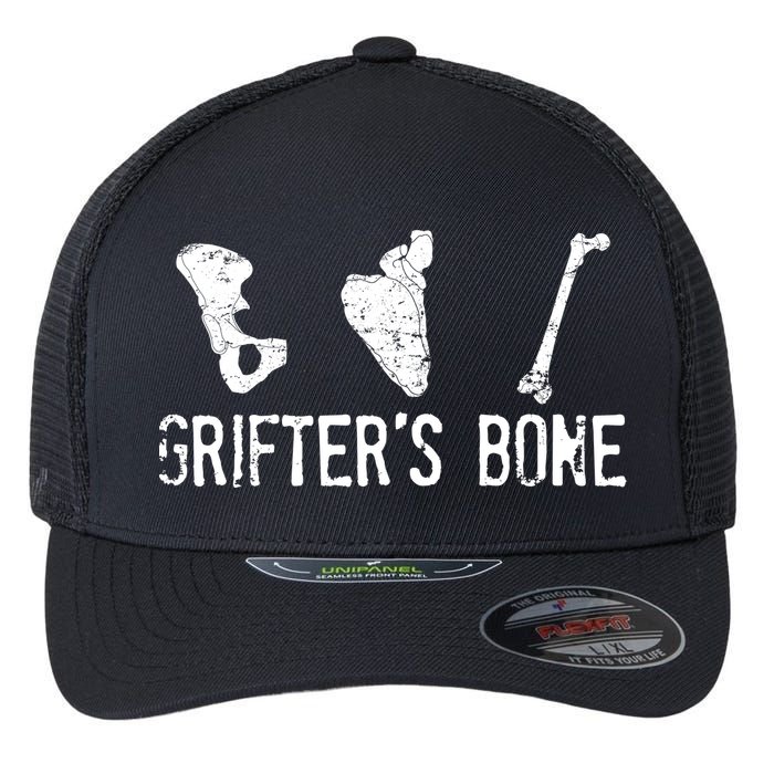 Grifter's Bone Band  Flexfit Unipanel Trucker Cap