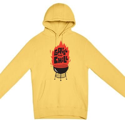 Grill And Chill Premium Pullover Hoodie