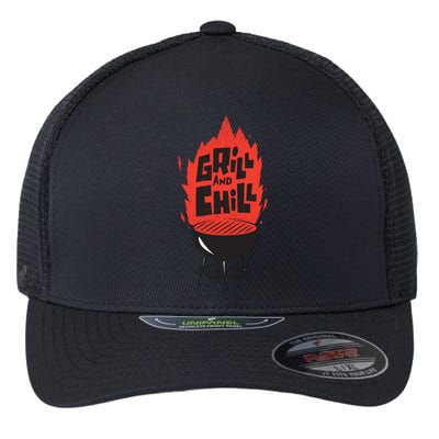 Grill And Chill Flexfit Unipanel Trucker Cap