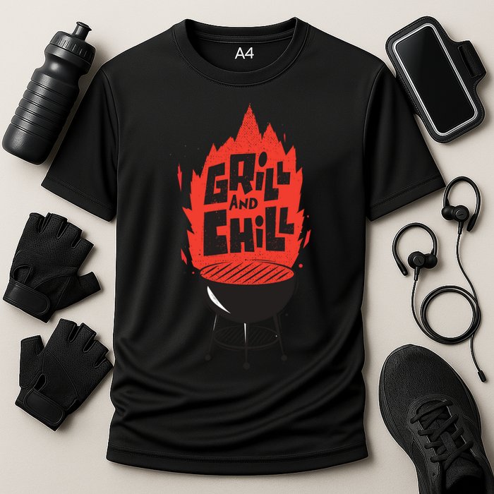 Grill And Chill Cooling Performance Crew T-Shirt