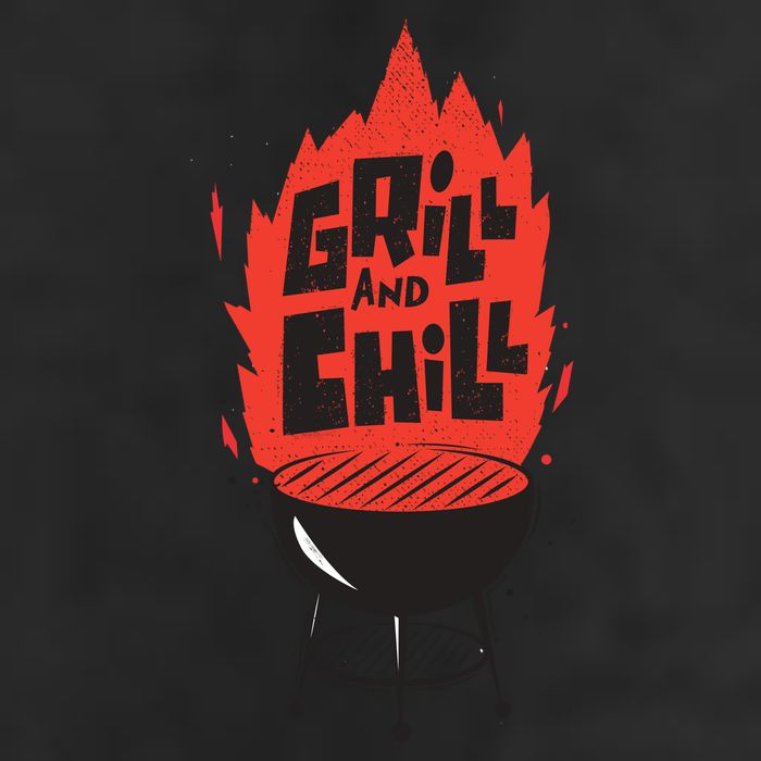 Grill And Chill Golf Towel