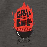 Grill And Chill Vector Backpack